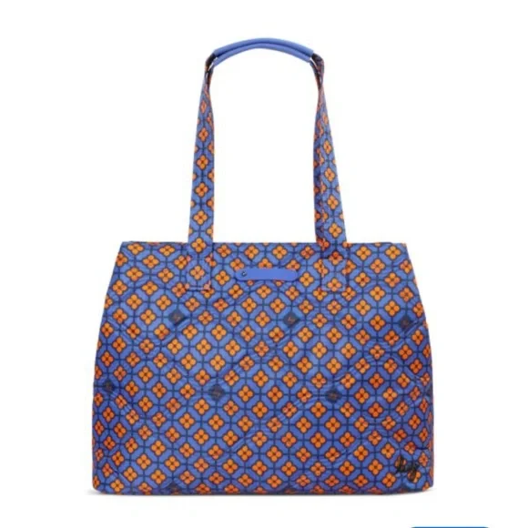 Lug Tempo Tote Bag Very Berry Blue Orange/Blue - Picture 2 of 9